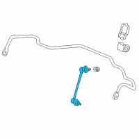 OEM 2000 Honda Insight Link, Left Front Stabilizer Diagram - 51321-S3Y-003