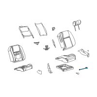 OEM 2005 Ford Thunderbird Lumbar Switch Diagram - 1W6Z-14A701-AAA