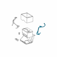 OEM 2007 Dodge Ram 2500 Battery Negative Wiring Diagram - 56051166AB