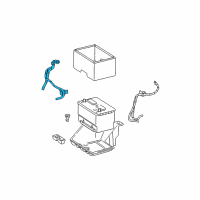 OEM 2005 Dodge Ram 2500 Battery Switch Cable Diagram - 56051165AC