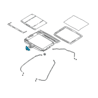 OEM 2003 Dodge Neon Motor-SUNROOF Diagram - 5008582AB