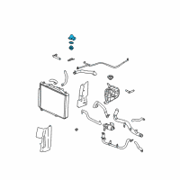 OEM 2005 Saturn L300 Thermostat Housing Gasket Diagram - 55353492