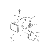 OEM 2000 Saturn LS2 Thermostat Diagram - 24420653