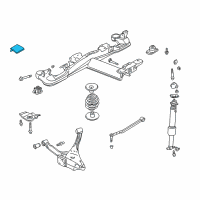 OEM 2002 Cadillac DeVille Barrier Asm-Dash Panel Wiring Conduit Hole Sound Diagram - 25602227