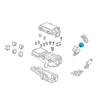 OEM 2006 Acura RL Relay Assembly, Rfc Diagram - 39795-SJK-004