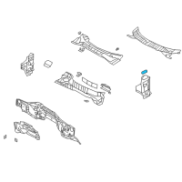 OEM 2014 Ford Expedition Side Panel Insulator Diagram - 7L1Z-78023A60-A