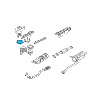 OEM Hyundai Gasket-Catalyst Case Diagram - 28535-38150