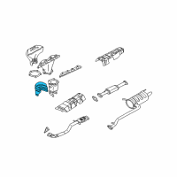 OEM 2002 Hyundai Sonata Cover-Exhaust Manifold Diagram - 28526-38750