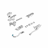 OEM Kia Optima Gasket-Exhaust Pipe Diagram - 2875234500