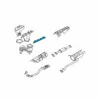 OEM 2003 Hyundai Santa Fe Gasket-Exhaust Manifold Diagram - 28521-33020