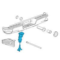 OEM 2018 GMC Sierra 3500 HD Spare Carrier Diagram - 84447781