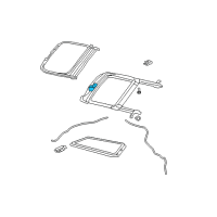 OEM 2008 Chrysler Sebring Motor-SUNROOF Diagram - 5183174AA