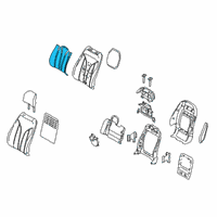 OEM 2019 Lincoln Nautilus Seat Back Heater Diagram - KA1Z-14D696-D