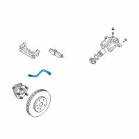 OEM 2009 Cadillac SRX HOSE ASM, RR BRK Diagram - 19366714