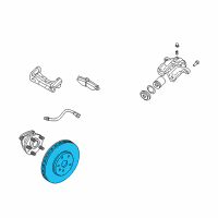 OEM 2005 Cadillac STS Rotor Diagram - 25750257