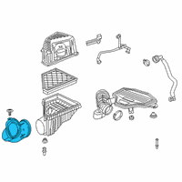 OEM 2022 Chevrolet Blazer Intake Duct Diagram - 42439397