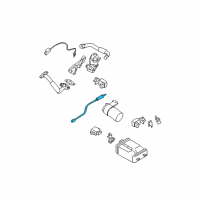 OEM 2004 Nissan Maxima Air Fuel Ratio Sensor Diagram - 22693-7Y020