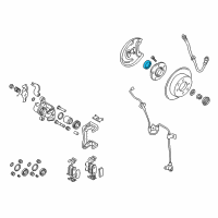 OEM 2004 Kia Spectra Tone Wheel-Rear Diagram - 527142D101