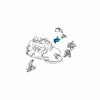 OEM Dodge Grand Caravan Bracket-Transmission Support Diagram - 4861433AF