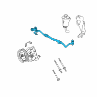 OEM 2003 Ford Explorer Pressure Hose Diagram - 3L2Z-3A719-DA