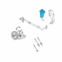 OEM 2004 Ford Explorer Reservoir Diagram - 4L2Z-3A697-AB