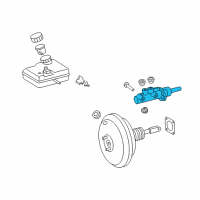 OEM 2007 Dodge Sprinter 2500 Brake Mastr Cylinder Diagram - 68005054AC