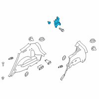 OEM 2022 Hyundai Santa Fe Trim Assembly-RR Pillar RH Diagram - 85860-S2200-UUA