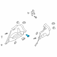 OEM 2020 Hyundai Venue Accessory Socket Assembly Diagram - 95120-C7100