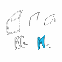 OEM Ford F-150 Window Regulator Diagram - BL3Z-1523201-CA