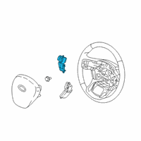 OEM 2018 Ford F-250 Super Duty Cruise Switch Diagram - FL3Z-9C888-BA