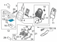 OEM 2022 Hyundai Ioniq 5 HEATER-FRONT SEAT CUSHION Diagram - 88170-GI000