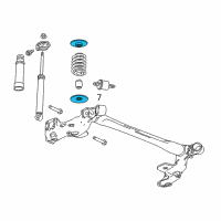 OEM 2021 Buick Encore Insulator-Rear Coil Spring Diagram - 42582759