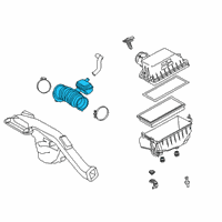 OEM 2019 Lexus ES300h Hose Assembly, Air Clean Diagram - 17880-25020