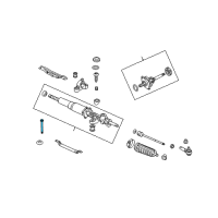 OEM 2000 Honda S2000 Bolt, Gear Box Mounting (10X107) Diagram - 90108-S2A-003