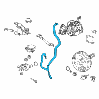 OEM 2012 Ford Fusion Vacuum Tube Diagram - 9E5Z-9C482-B