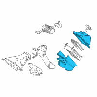 OEM Toyota Highlander Air Cleaner Body Diagram - 17711-0P030