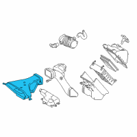 OEM 2014 Toyota Highlander Air Inlet Diagram - 17752-0P130