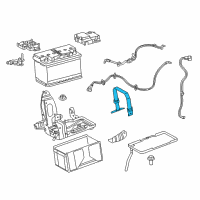 OEM 2021 Ram ProMaster City Strap-Battery Diagram - 68071652AA