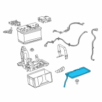 OEM 2021 Ram ProMaster City Support-Battery Diagram - 68482236AA