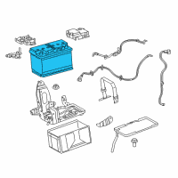 OEM Jeep Cherokee Battery-Storage Diagram - BBH6F001AA