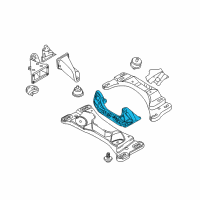 OEM 2003 BMW Z4 Adapter For Gearbox Cross Member Diagram - 22-31-6-760-532