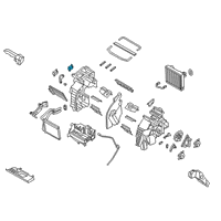 OEM 2014 Kia Sportage Mix Actuator Diagram - 971611JAA0