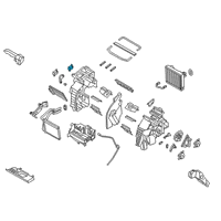 OEM 2022 Hyundai Palisade Heater System Actuator Diagram - 97161-1JAA0