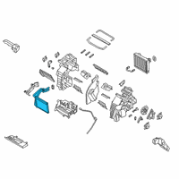 OEM 2022 Hyundai Palisade Core & Seal Assembly-Heater Diagram - 97138-S8000