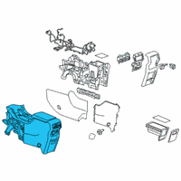 OEM 2017 GMC Acadia Console Assembly Diagram - 84441609