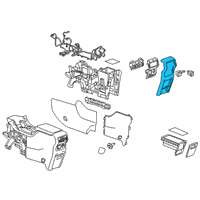 OEM 2017 GMC Acadia Rear Panel Diagram - 84158106