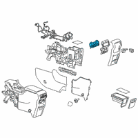 OEM Buick Heater & AC Control Diagram - 23467328