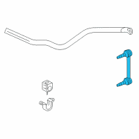 OEM 2007 GMC Canyon Stabilizer Link Diagram - 15167957