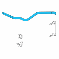 OEM 2006 Chevrolet Colorado Shaft-Front Stabilizer Diagram - 20881103