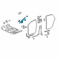 OEM Lexus RX330 GARNISH Assembly, Front Pillar Diagram - 62220-48052-A1